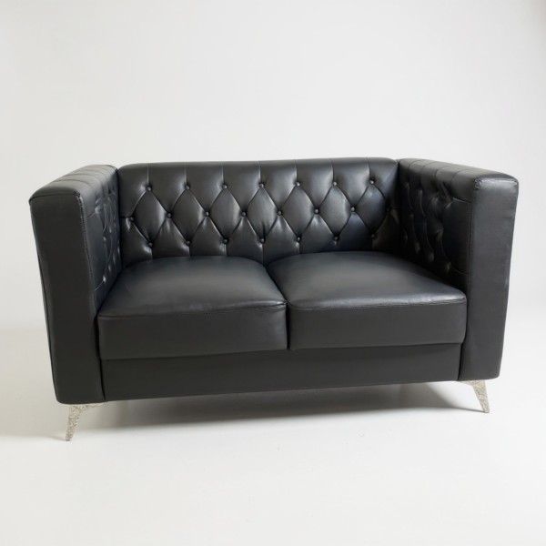 2+3 Chesterfield leather sofa 
