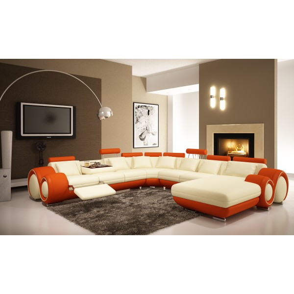 First Class leather Lounge Suite