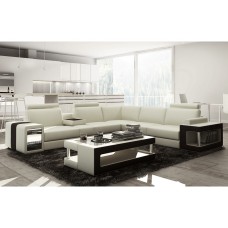 Leather lounge suites