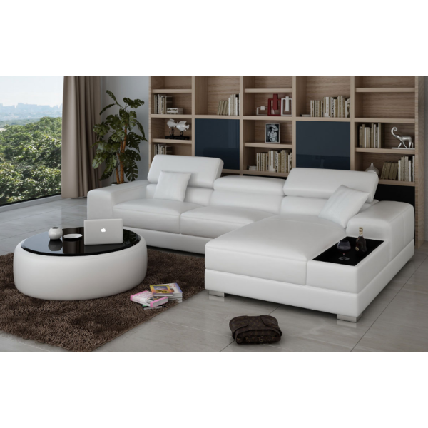 Modern leisure L shape leather sofa Modern leisure L shape leather sofa