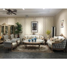 Champagne gold fabric sofa suit Champagne gold fabric sofa suit