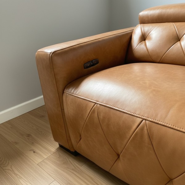 Luxury Brown Leather Electric Recliner Armchair Luxury Brown Leather Electric Recliner Armchair