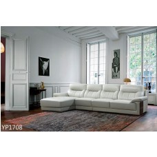 L shape leather sofa