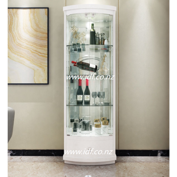Gloss white display cabinet 