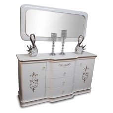 Diamond Buffet cabinet with mirror