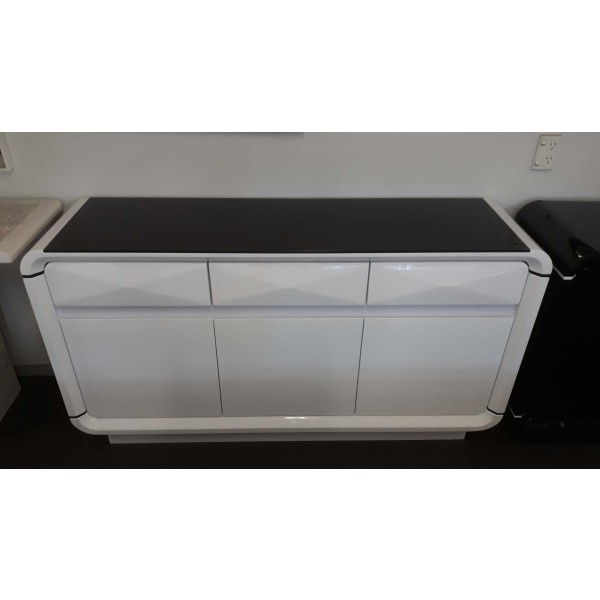 Quality glass top  sideboard cabinet 