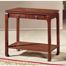 Small wood console table