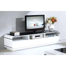 White high gloss TV stand 
