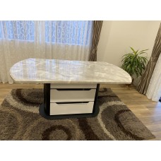 Knoll marble top dining table 