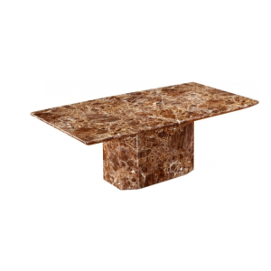 Brown marble coffee table