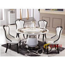 Marble round table