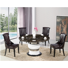 Marble round dining table 