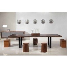 NERO solid wood dining table 