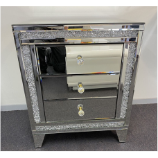 New  mirrored glass side cabinet 