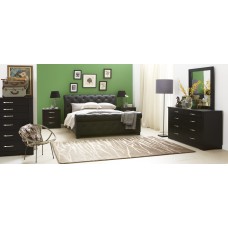 3193 leather bed frame-King size