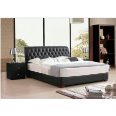 3366 leather bed -Queen