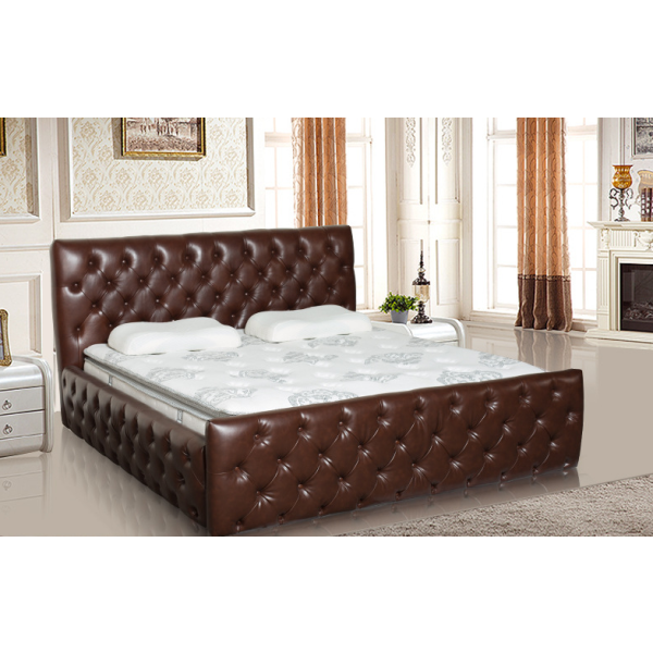luxurious Leather bed -Queen