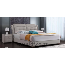 Double leather bed frame 