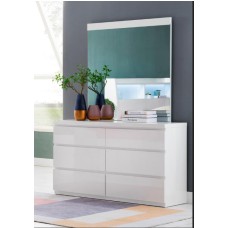 White dressing table with mirror 