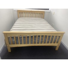 NZ pine slat bed frame-Double 