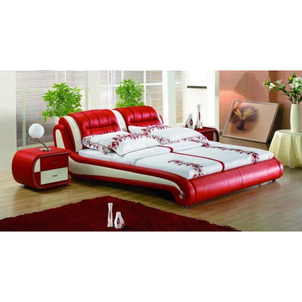 Fashion leather bed frame-King size
