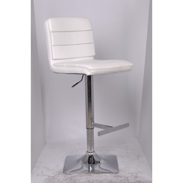 White bar stool 