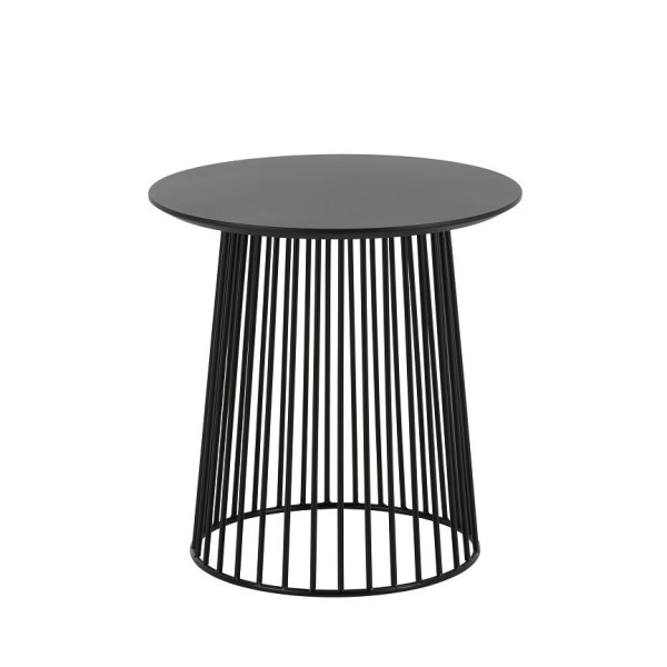 Pavilion round side table -Black 