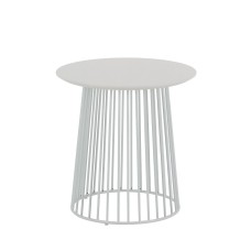 Pavilion round side table-White 