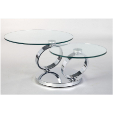 Glass Round coffee table 