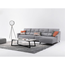 4 Seater fabric sofa with chaise