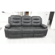 Fabric 3 seater recliner 