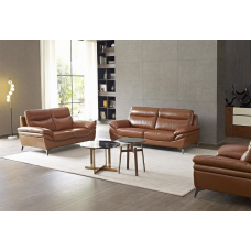 Leather sofa set 