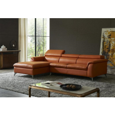 Leisure-time L shape leather sofa 